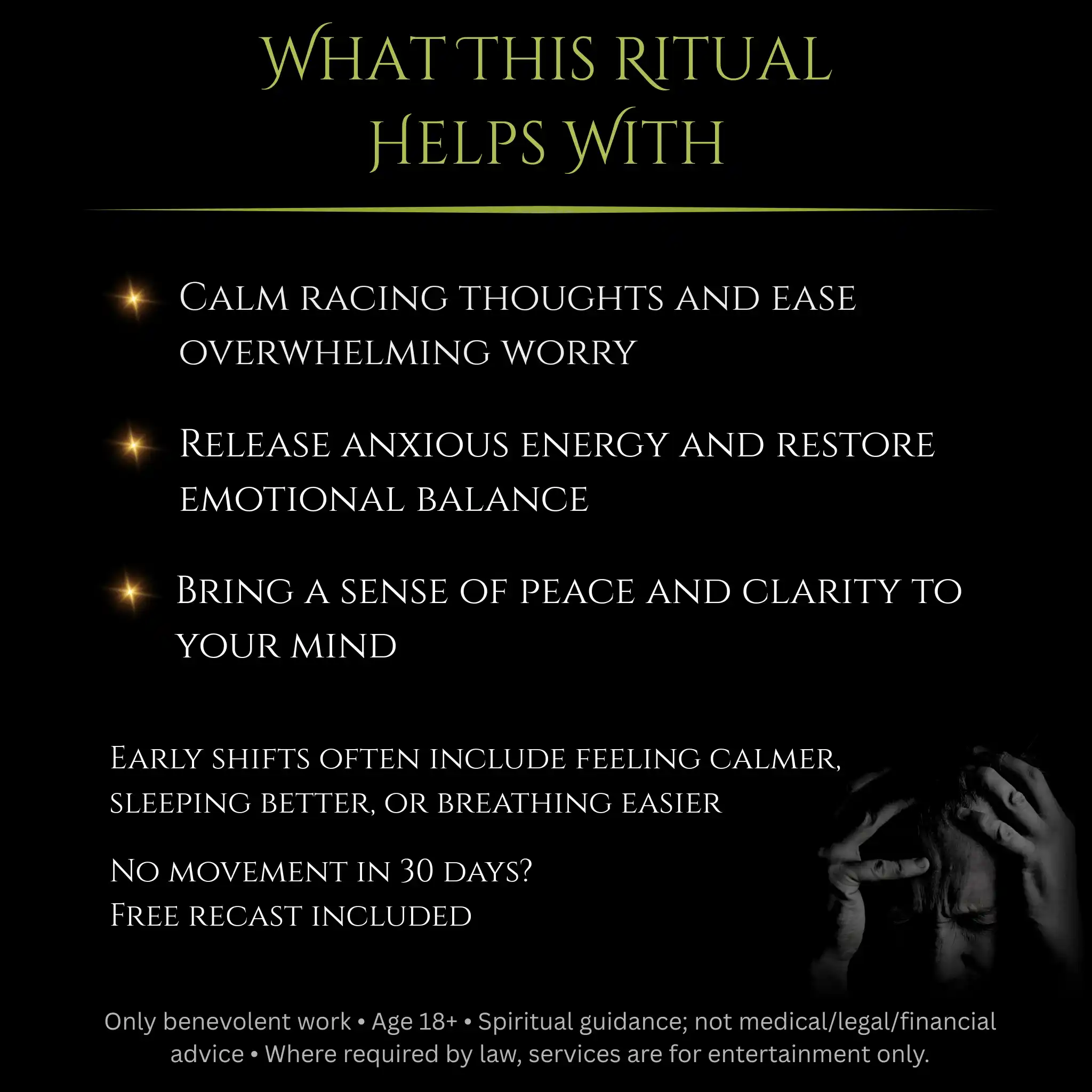 Flower Full Moon Anxiety Relief Peace Spell - Image 6