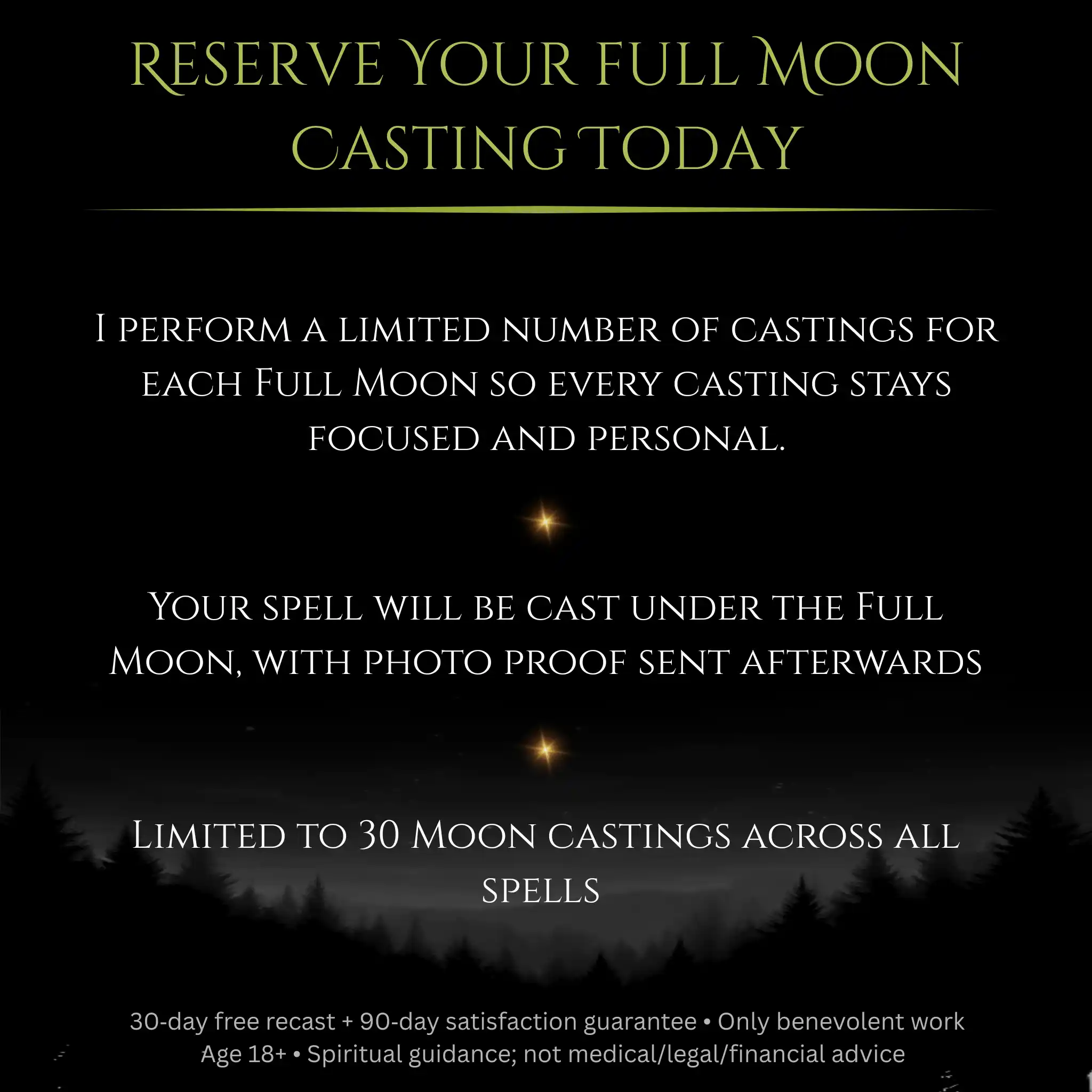 Flower Full Moon Custom Energy Bespoke Spell - Image 7