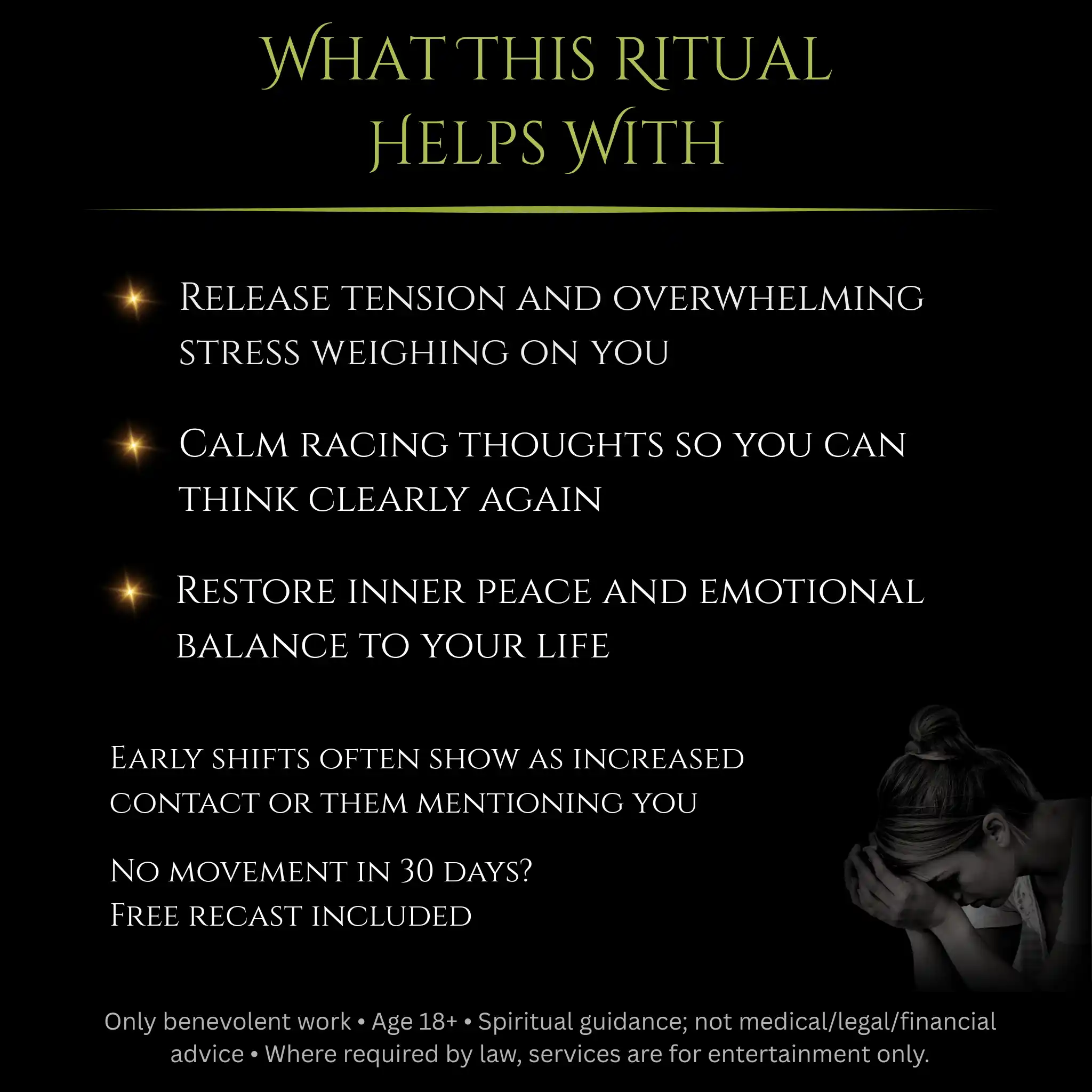 Flower Full Moon Stress Relief Peace Spell - Image 6