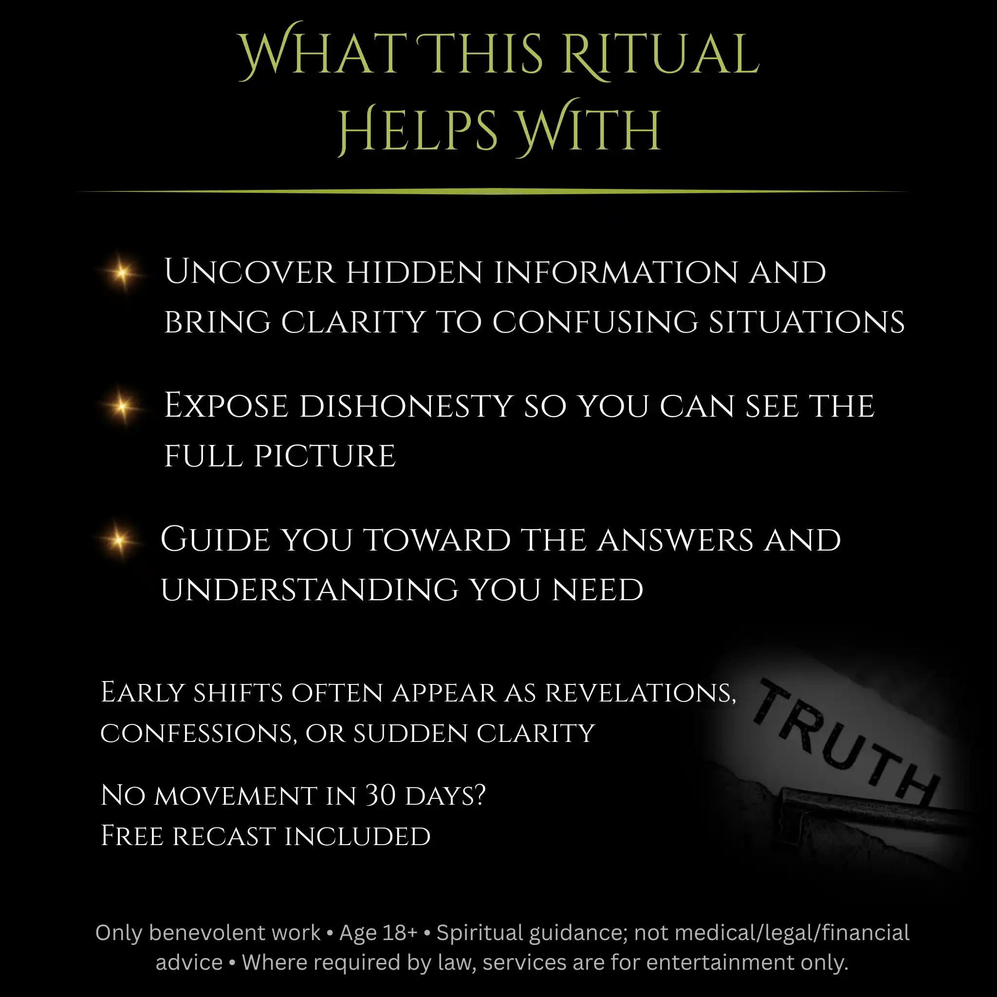 Flower Full Moon Truth Reveal Clarity Spell - Image 6