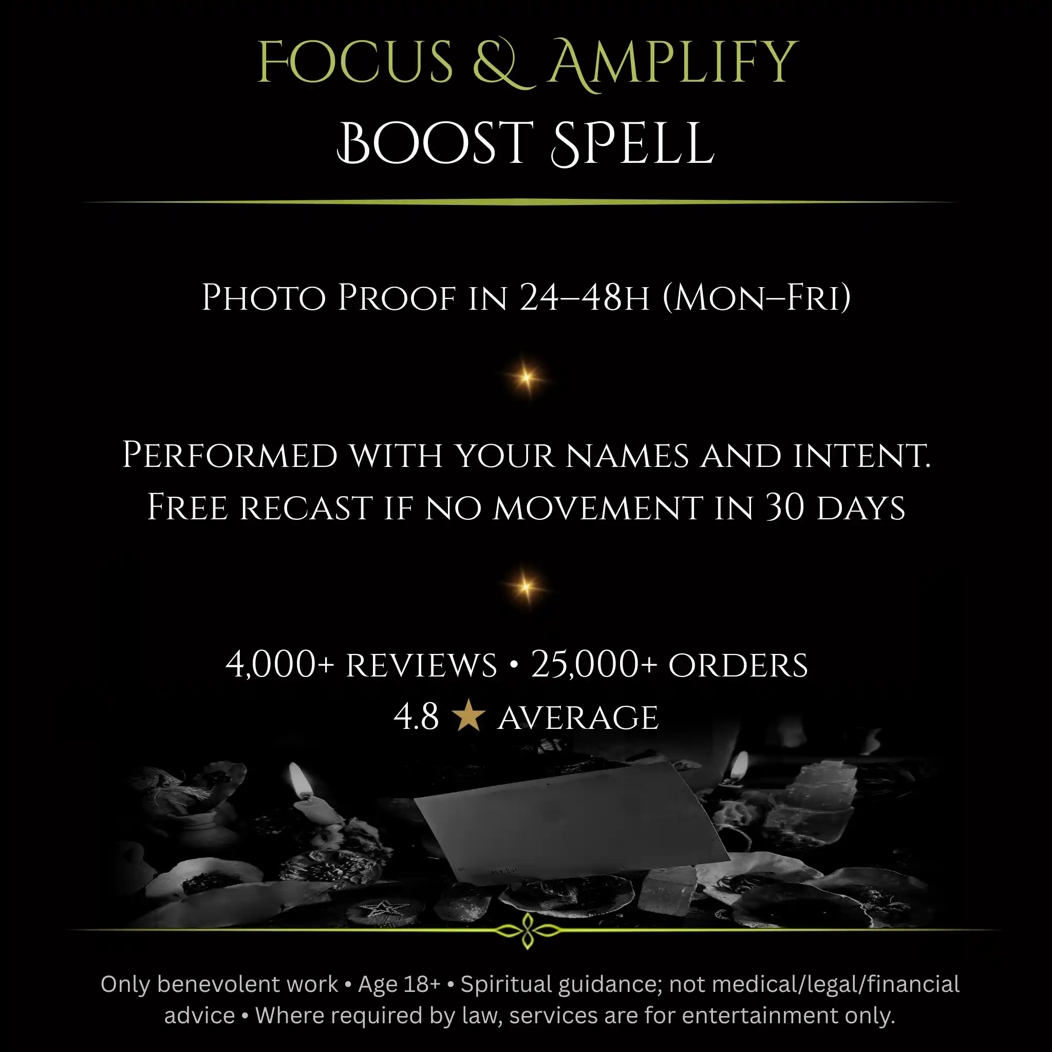 Focus & Amplify Boost Spell - Image 2